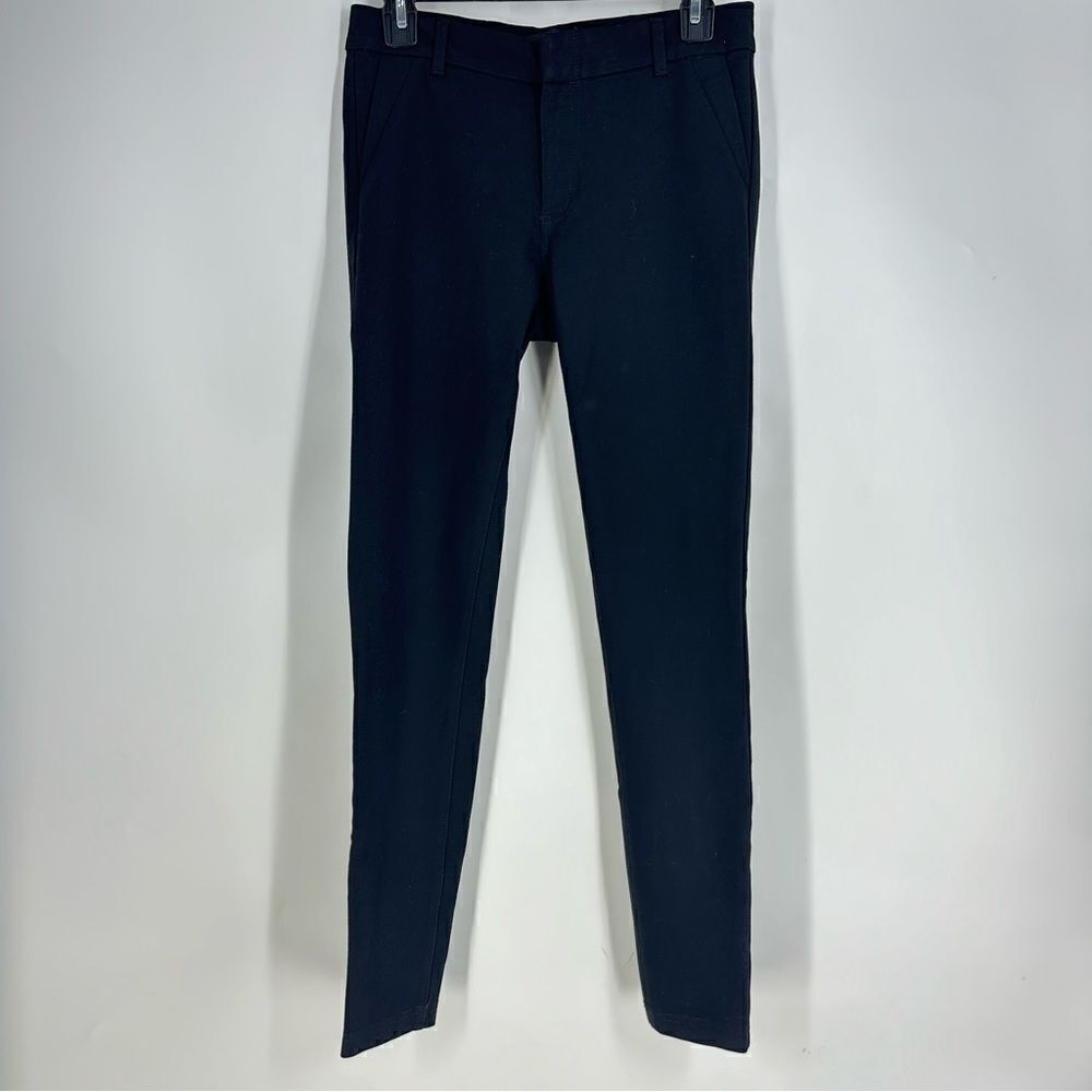 KUT FROM THE KLOTH Mia Ankle Skinny Pants Ponte Knit High Rise Black Sz 4